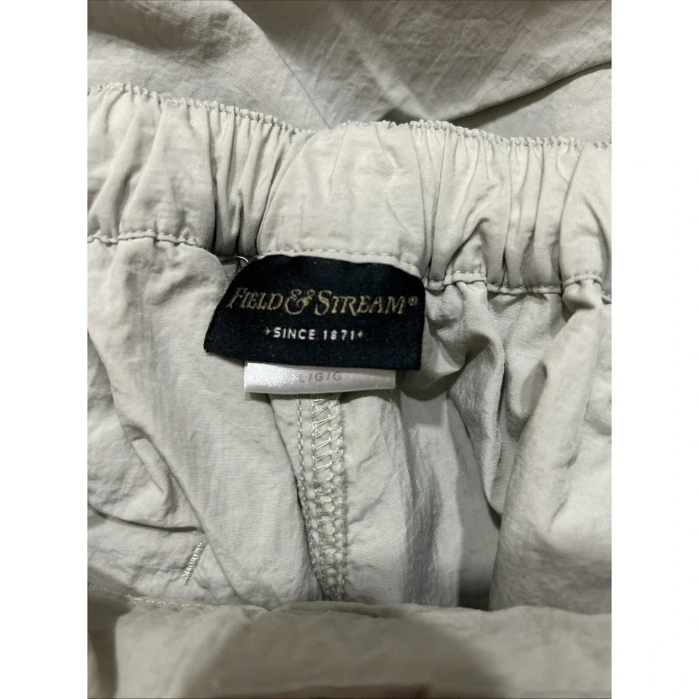 Field‎ and Stream Convertible Pants Nylon Zip Off Fishing Hiking Outdoor, Large